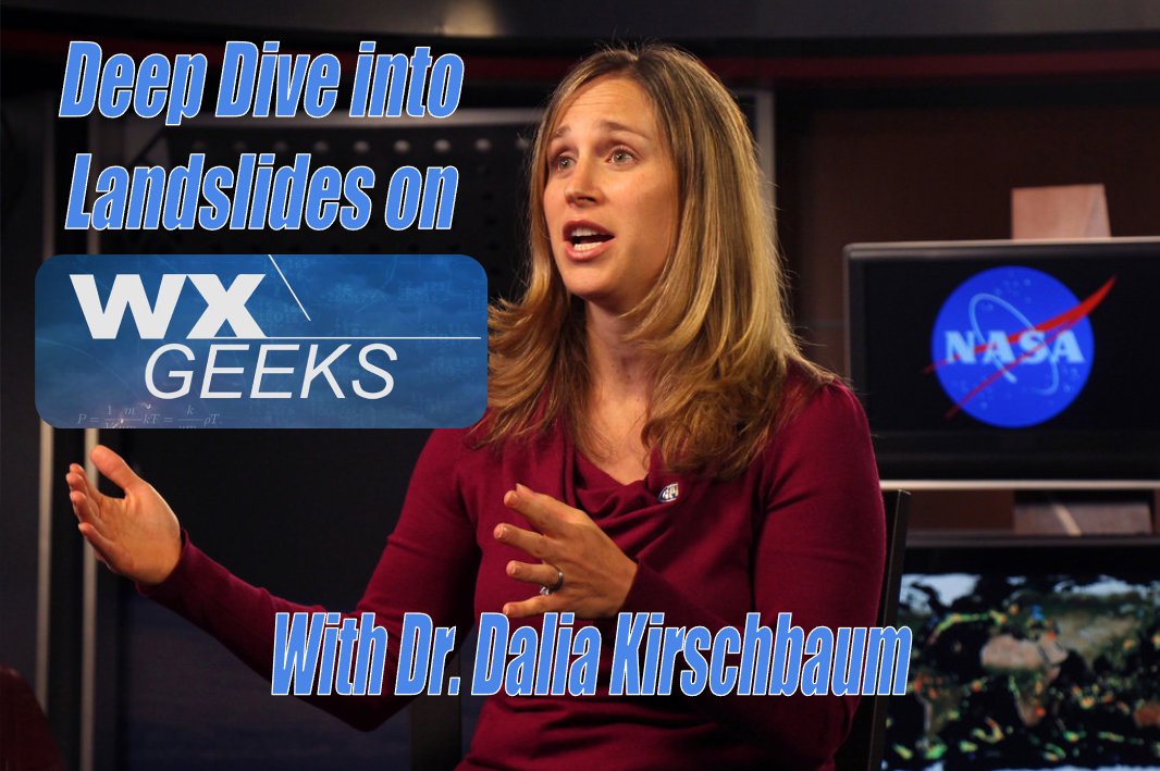 Weather Geeks (@weathergeeks) on Twitter photo Did you know NASA also studies landslides? 🤯
Well they do, and we got the head honcho <a href="/DKlandslides/">Dalia Kirschbaum</a> on the show today to break it all down!
WATCH or LISTEN at linktr.ee/WeatherGeeks Did you know NASA also studies landslides? 🤯
Well they do, and we got the head honcho <a href="/DKlandslides/">Dalia Kirschbaum</a> on the show today to break it all down!
WATCH or LISTEN at linktr.ee/WeatherGeeks