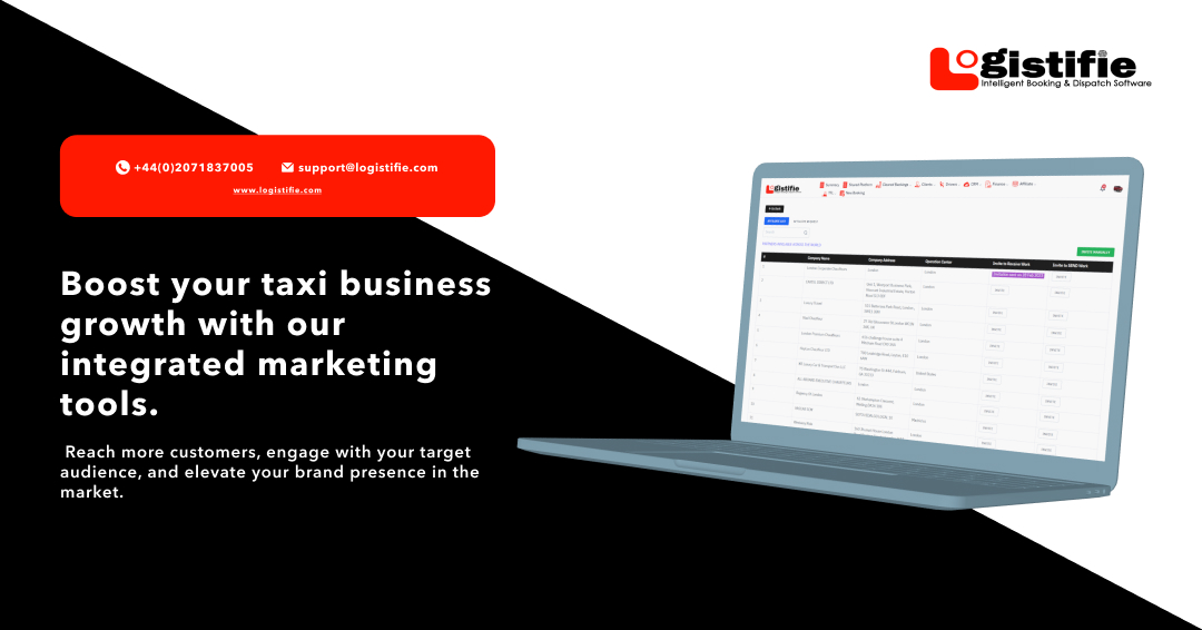 Boost your taxi business growth with our integrated marketing tools. Reach more customers, engage with your target audience, and elevate your brand presence in the market.

#taxibookingapp #taxi #cab #cabservices #taxiservice #car #cabbooking #cabbookings #taxibooking #Bookings