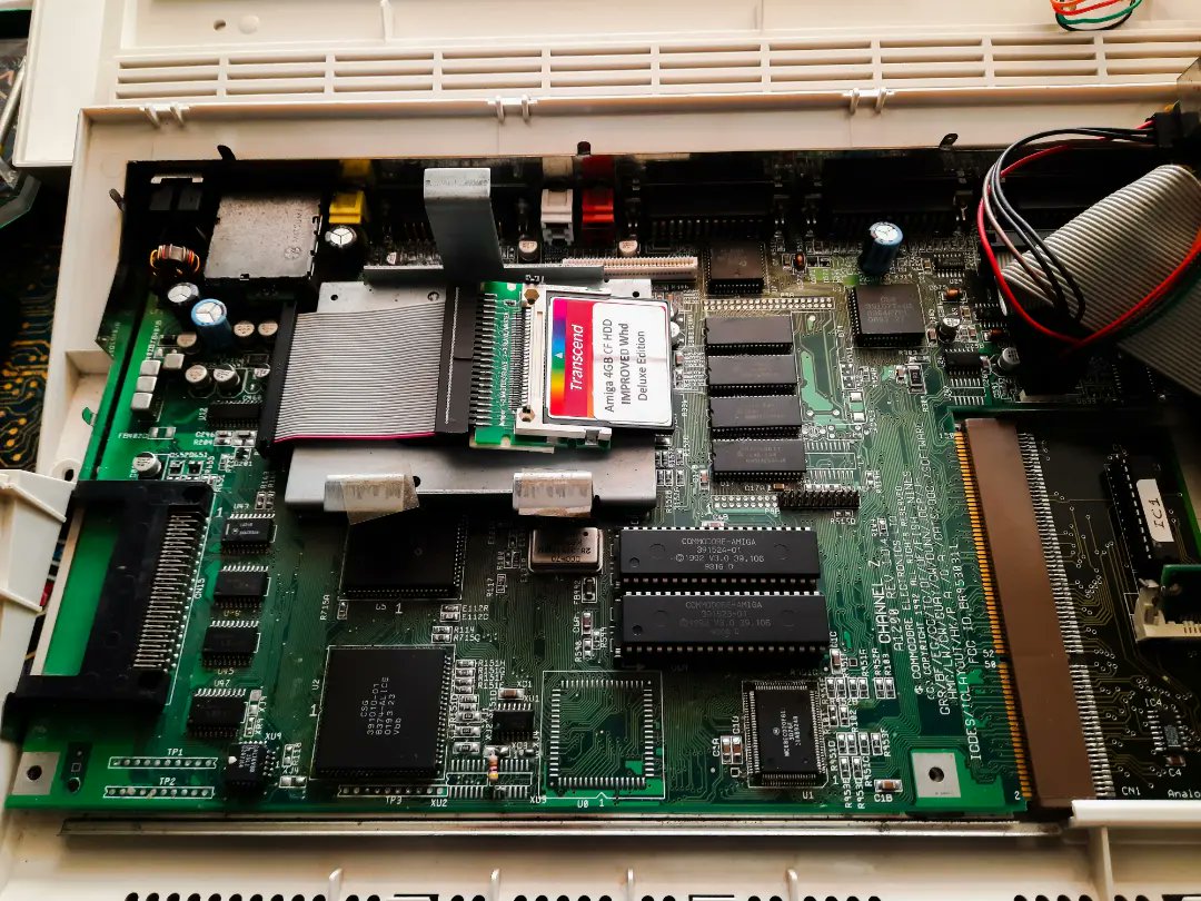 cu1t_f1gur3's tweet photo. Maintenance of my A1200 today, ive 4gb CF on the IDE and 8meg in the trapdoor...only my geek friends know what that means 🤣.  #a1200 #amiga1200 #cfcard #commodoreamiga #whdload #retrocomputer #retrotech #amigadays #gaming #retrogaming #classiccomputer #amigaretweets https://t.co/WTUA0Bmp5K