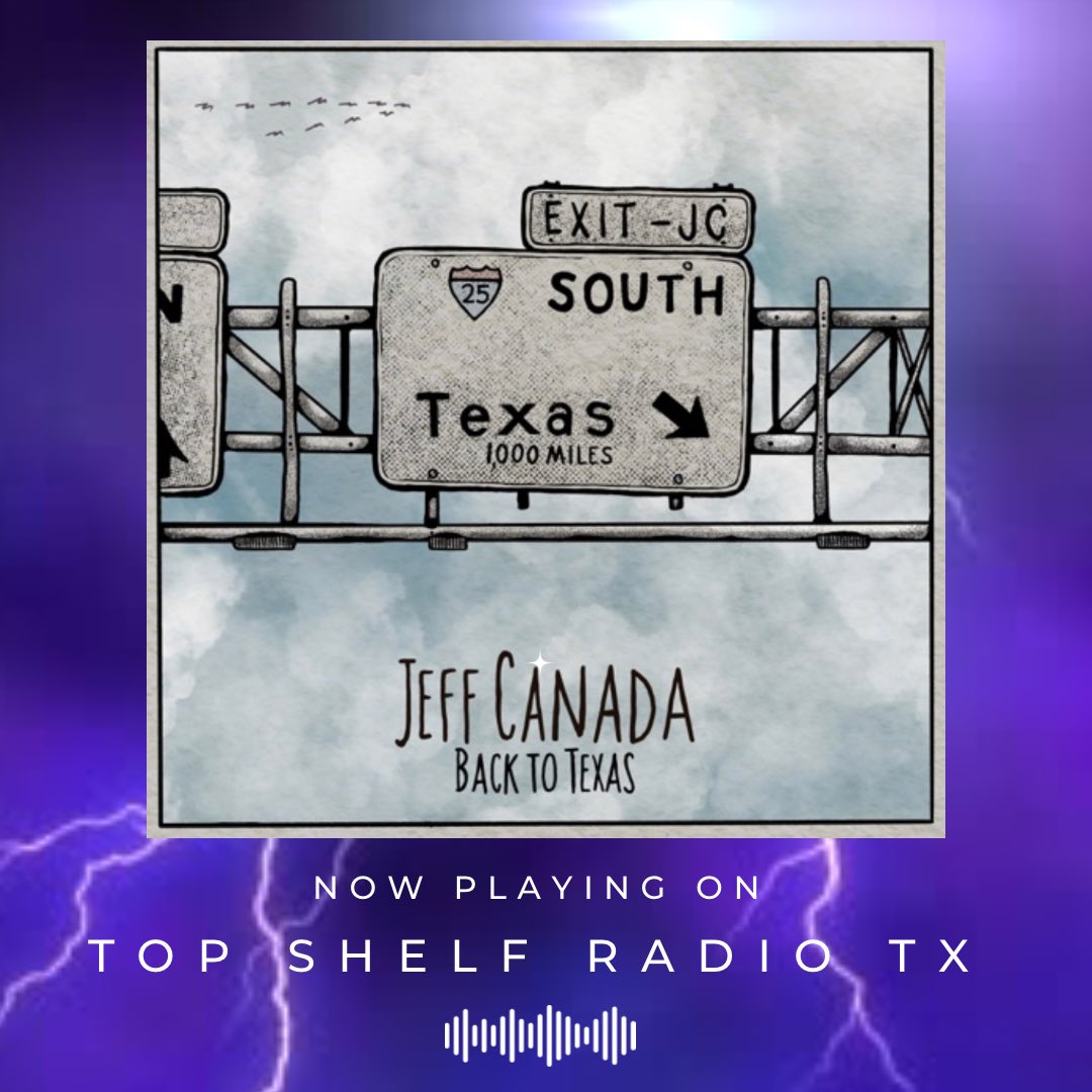 TSRadiotx's tweet photo. @jeffcanadamusic ~ Back To Texas ~ playing on @TSRadiotx ⚡️ #tstbuzz  #tsrbuzz https://t.co/eguYRT38rv