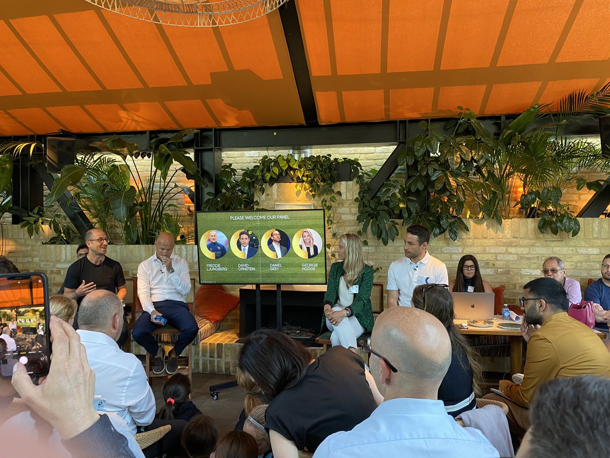 A great cause with great people. A pleasure to be in the audience today at <a href="/ORT_UK/">ORT UK</a> U.K. business breakfast hosted by the man <a href="/FootballLaw/">Daniel Geey ⚽️📚</a>. <a href="/freddie/">Freddie Ljungberg</a> <a href="/georgiehodge/">Georgie Hodge</a> and <a href="/David_Ornstein/">David Ornstein</a> were full of wonderful stories, insight and bags of inspiration!
