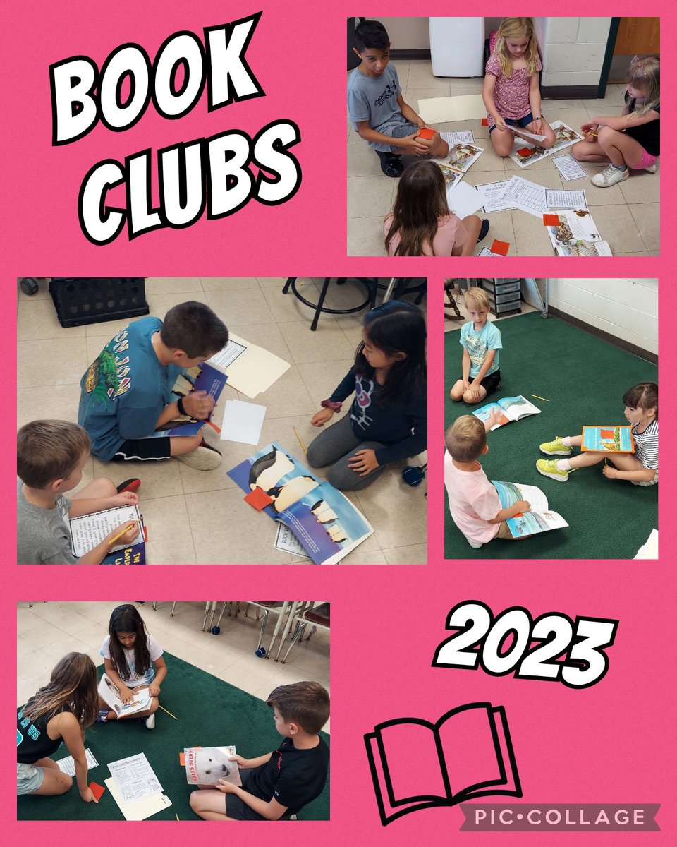 mgerlach2's tweet photo. The All Stars are ending the year in Book Clubs! #frsd @CopperHillES #CHProud #readyforthirdgrade https://t.co/4cr78WNEun