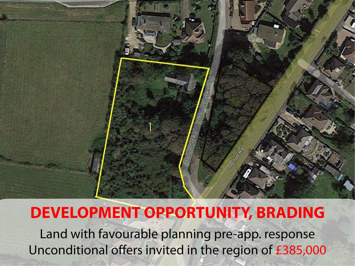 DEVELOPMENT LAND FOR SALE

Positive Planning Pre-Application response.  Offers IRO £385,000

#Brading #IsleOfWight #building #development #isle #of #wight #gullyhoward #commercialrealestate #propertyforsale