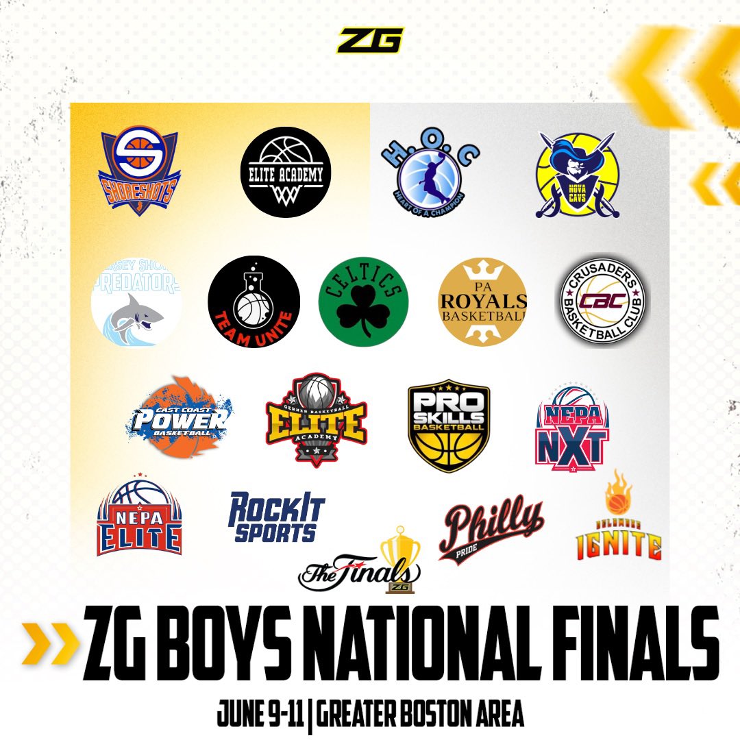 Zach Sisera (@zachs_zg) on Twitter photo Fantastic weekend at #ZGFinals from the 60+ teams that made to trip to MA from <a href="/zg_midatlantic/">Zero Gravity Mid-Atlantic</a> 🔥 Teams from the Mid-Atl region went a combined 98-85, winning 5 total National Championships, with <a href="/NJShoreshotBoys/">NJ ShoreShots Boys</a> bringing 4⃣ back to NJ🏆
<a href="/ZeroGravityBB/">Zero Gravity Basketball</a> | #ZGFinals Fantastic weekend at #ZGFinals from the 60+ teams that made to trip to MA from <a href="/zg_midatlantic/">Zero Gravity Mid-Atlantic</a> 🔥 Teams from the Mid-Atl region went a combined 98-85, winning 5 total National Championships, with <a href="/NJShoreshotBoys/">NJ ShoreShots Boys</a> bringing 4⃣ back to NJ🏆
<a href="/ZeroGravityBB/">Zero Gravity Basketball</a> | #ZGFinals