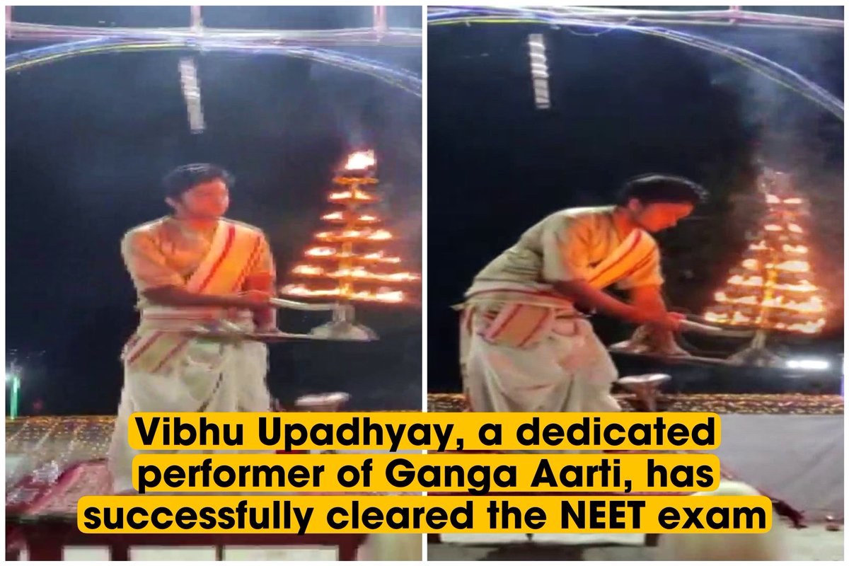 He is Vibhu Upadhyay, a dedicated performer of Ganga Aarti, has successfully cleared the NEET exam. Having nurtured a long-standing aspiration to become a doctor, Vibhu embarked on his NEET preparations as early as the 9th grade. In Badaun, Uttar Pradesh, 

This early start…