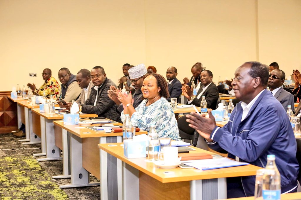 AnneWaiguru's tweet photo. Opened the consultative forum between National and County governments today, to harmonize key functions including Health and Social Protection, among others. https://t.co/q8OpPAQZkt