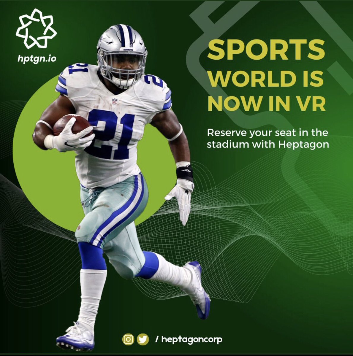 🎉Hepta shapes the future of the sports world.

✳️ Access to Heptagon Metaverse
✳️ Tokenisation of Match Tickets 
✳️ The key of Heptagon Ecosystem 
✳️ Play Metaverse Games
✳️ Watching matches &amp; Shopping &amp; Minting NFT's
#Sports #Metaverse #NFT #Heptagon #Binance  #BSC #BNB   #btc