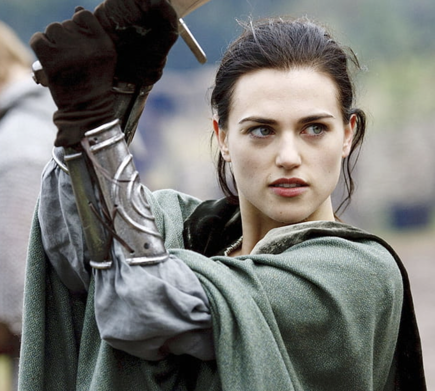 ClaudiaBoleyn's tweet photo. a rainbow shirt in target won’t turn your kids gay but Katie McGrath as Morgana Pendragon will https://t.co/VQc1UfO781