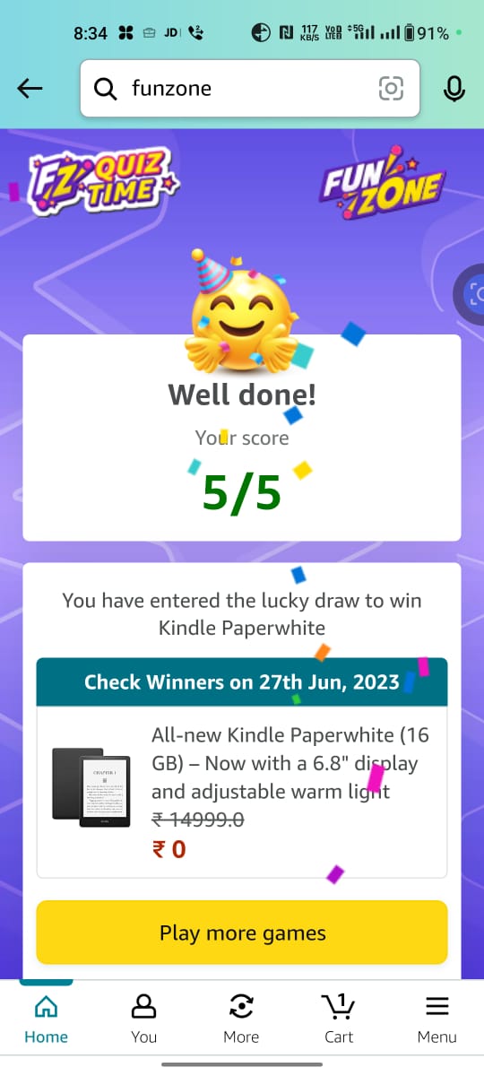 vudutha1973's tweet image. @amazon_IN
#AmazonQuiz
#AmazonanswerandWin