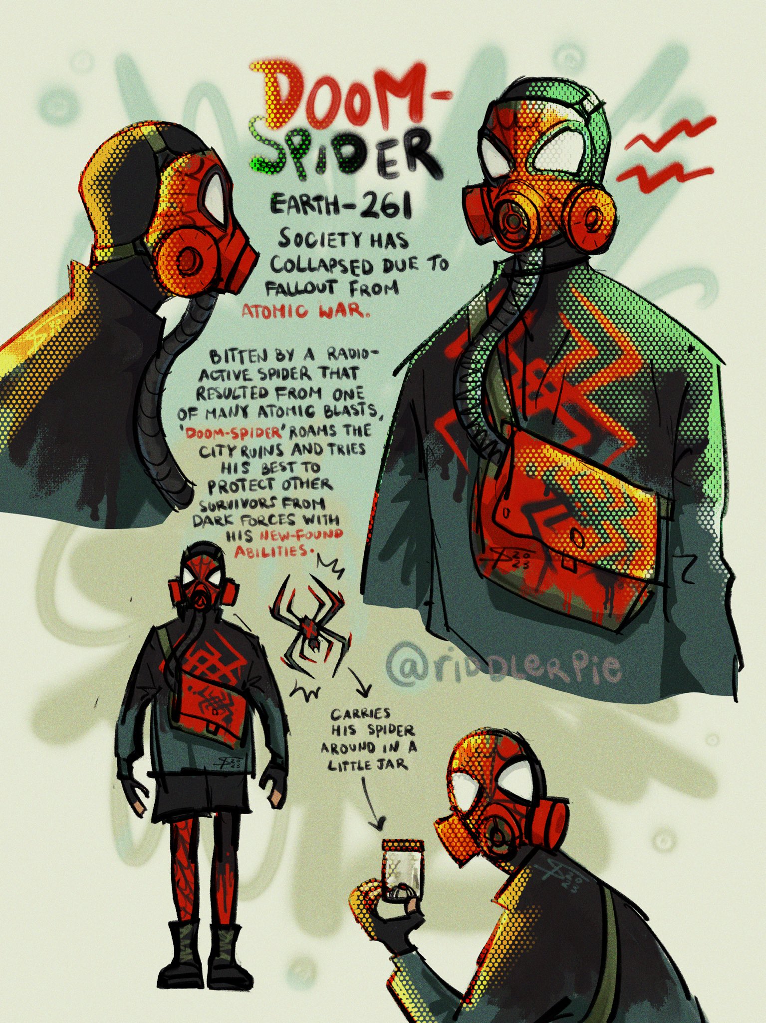 syd ☁︎ on X: finally made a spider-sona !! oh yeaaaaah