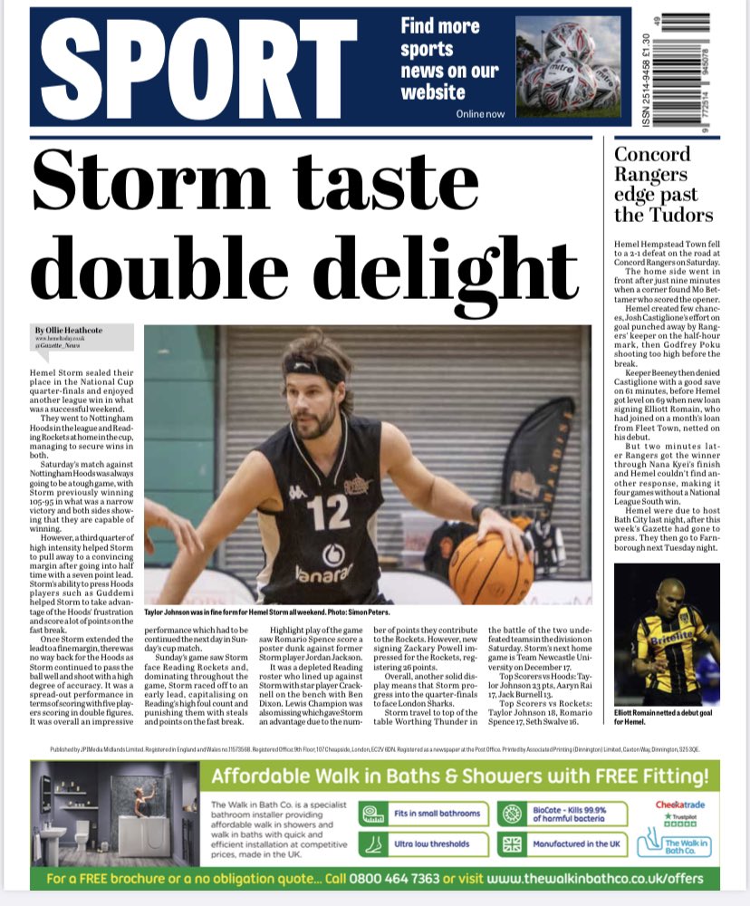 OHJourno's tweet photo. Over the past season, I have worked hard, reporting on the basketball matches with Hemel Storm. 

43-0
4 Trophies

Here is some of my work below which has featured in the #HemelGazette 

#journalism #basketball #reporter https://t.co/nUVeoR58pV