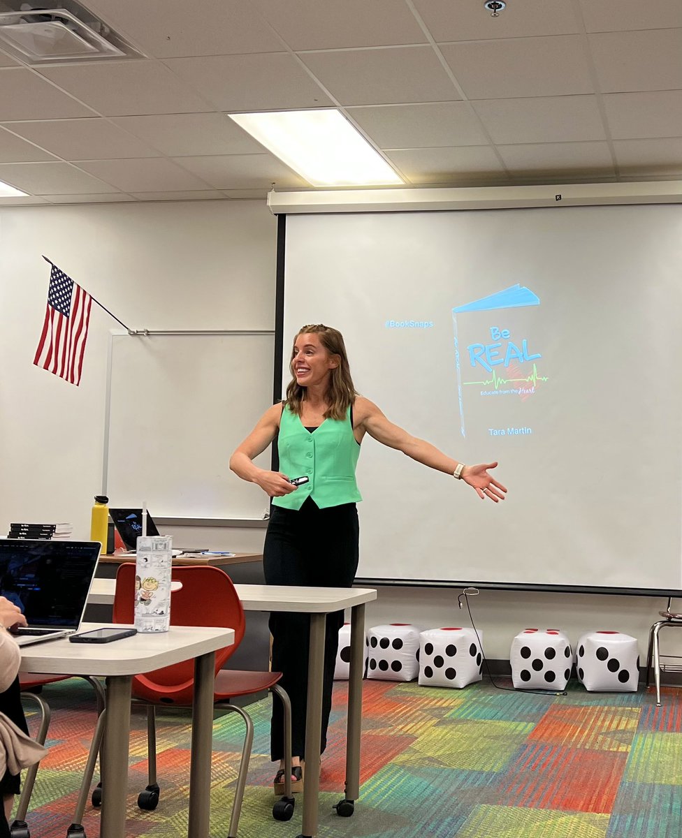 burgessdave's tweet photo. Love watching @TaraMartinEDU doing her thing at #elead2023 today!
#REALedu #cannonballin #booksnaps #tlap #dbcincbooks https://t.co/tFJqv6KCG2