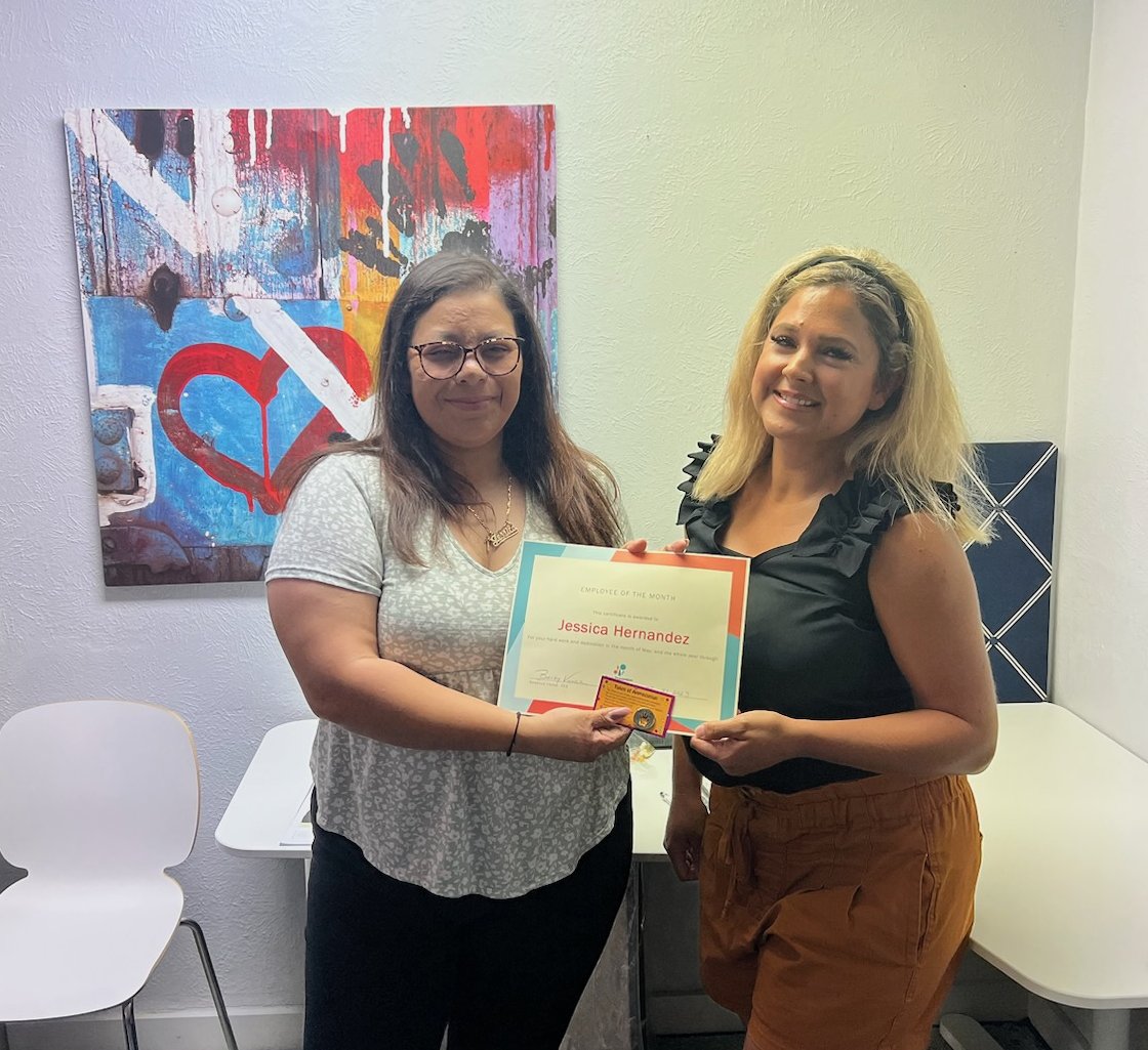 BIG CONGRATS to DPR's Employee of the Month, Jessica Hernandez, coalition coordinator for IMPACT Dallas, for her stellar work and contribution to the youth and adults in her community. Well done! #DPRstaff #EmployeeOfTheMonth #drugfreegeneration