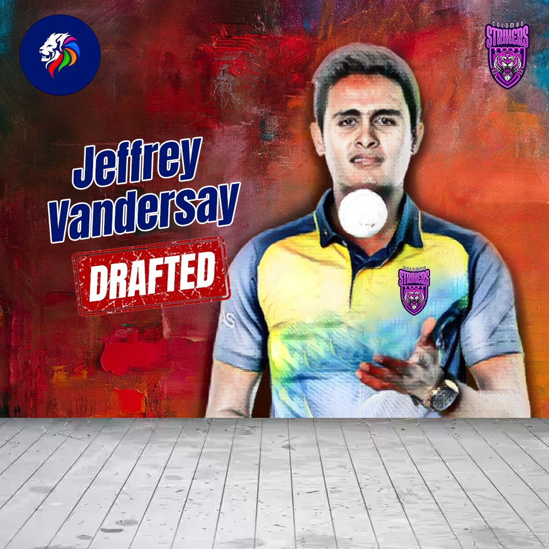 The Viper of Colombo @Vandersay is now part of the Strikers family! 🔥

#TheBasnahiraBoys #StrikeToConquer #LPL2023 #JefferyVandersay #ColomboStrikers #BabarAzam #MatheeshaPathirana #ChamikaKarunaratne #NaseemShah