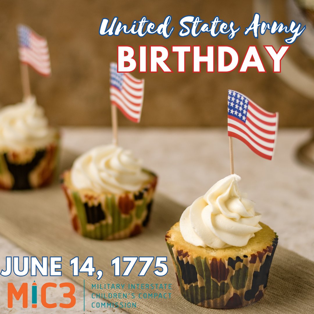 Did you know that the United States Army turns 248 years old today?

The U.S. Army was founded on June 14, 1775, when the Continental Congress authorized the enlistment of expert riflemen to serve the United Colonies for one year.

#ArmyBirthday #MIC3Compact #militarykids