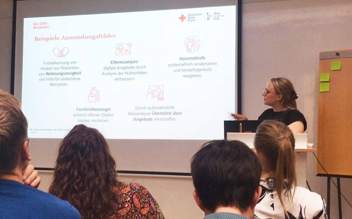 roteskreuz_de's tweet image. Wie kommen Innovationen raus aus der Bubble und rein in den Verband? Wie werden Daten genutzt &amp;amp; welches Potenzial könnte für Wohlfahrtsverbände entstehen? 📡Heute beim #AWODNA-#Barcamp zur #WohlfahrtDerZukunft haben wir das Innovationsnetzwerk &amp;amp; das #DataScience Hub vorgestellt!