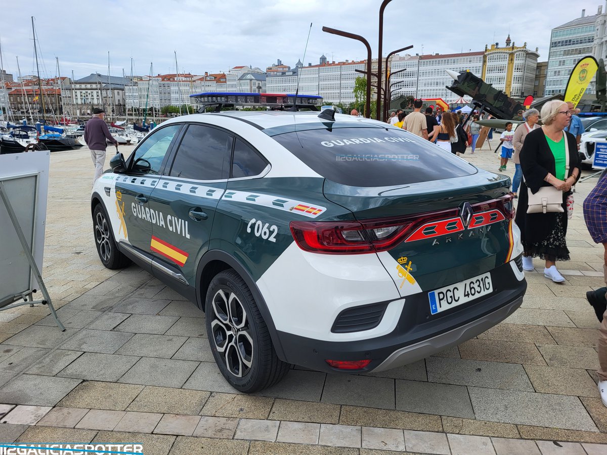 GaliciaSpotter's tweet photo. NUEVO Renault Arkana de la Guardia Civil.
#difas2023 #guardiacivil #renault #renaultarkana #062guardiacivil #difas23 #acoruña #coruña #parrote #FFAA #FCSE #seguridadciudadana #police #osstan #175añosatulado #serviryproteger https://t.co/WNltB7TCnC