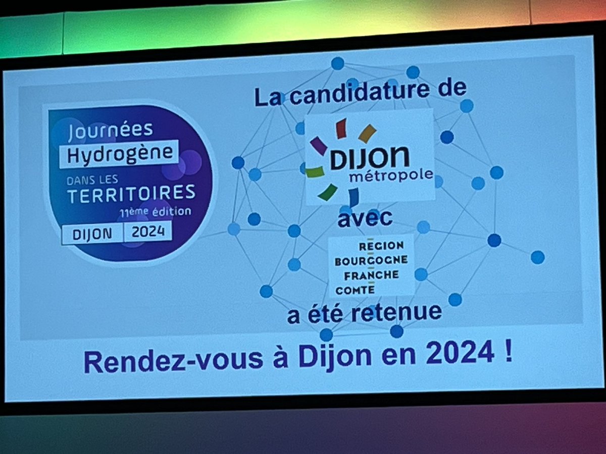 Rdv l’an prochain à Dijon pour <a href="/lesJH2T/">Journées Hydrogène dans les territoires</a> avec entre autres le projet Dijon Métropole Smart Energy <a href="/dijon/">Ville de Dijon</a> <a href="/bfc_region/">Région Bourgogne-Franche-Comté</a> @engie 

Denis Hameau et Philippe Boucly