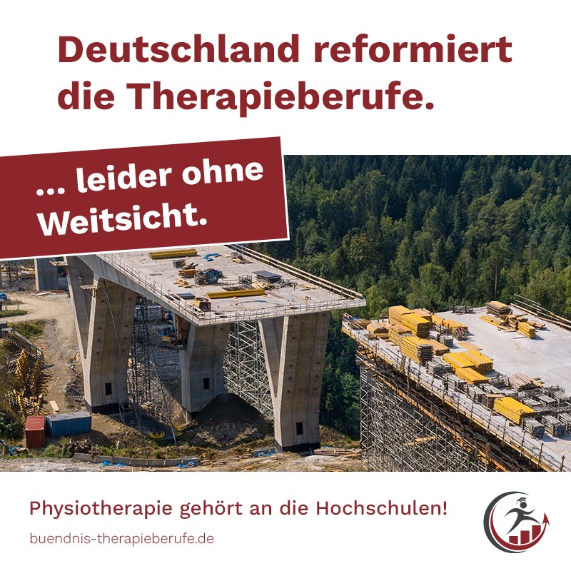 Für eine erfolgreiche Reform müssen wir langfristig denken. Eine ausbleibende Akademisierung wird uns bald schon vor unlösbare Aufgaben stellen. Warum Therapieberufe an die Hochschulen gehören: buendnis-therapieberufe.de/alles-nur-fass… #zusammenTun #Akademisierung