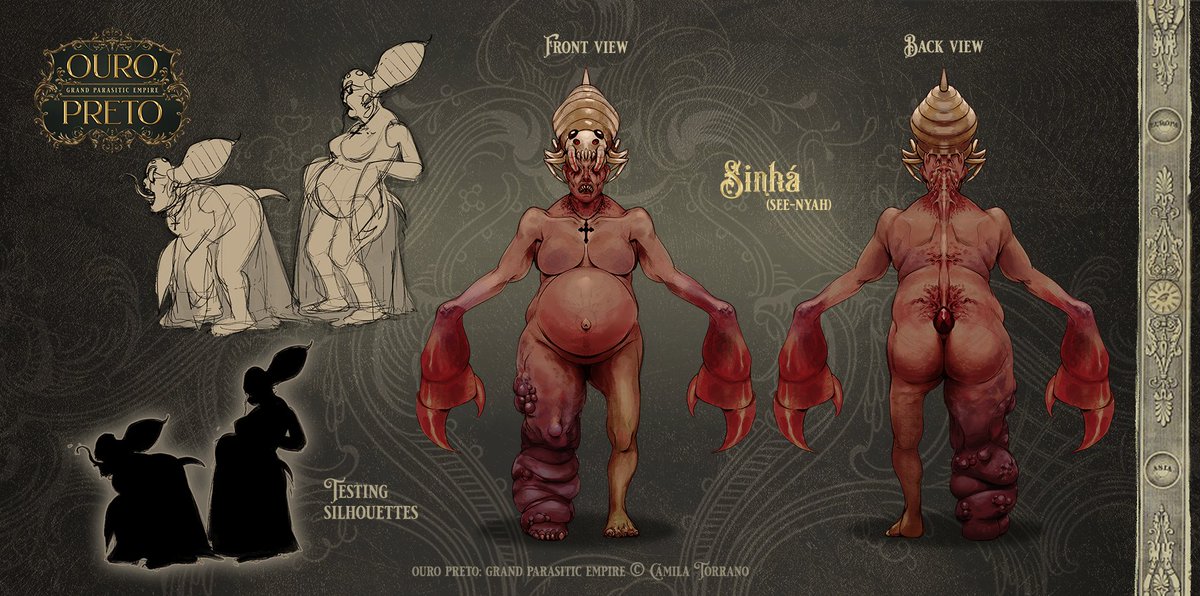 camilatorrano's tweet photo. Hey folks, I was laid off today. So if you're looking for a Character/Creature Concept Artist (but specially for horror), hit me up! https://t.co/YpH8L2uG5i