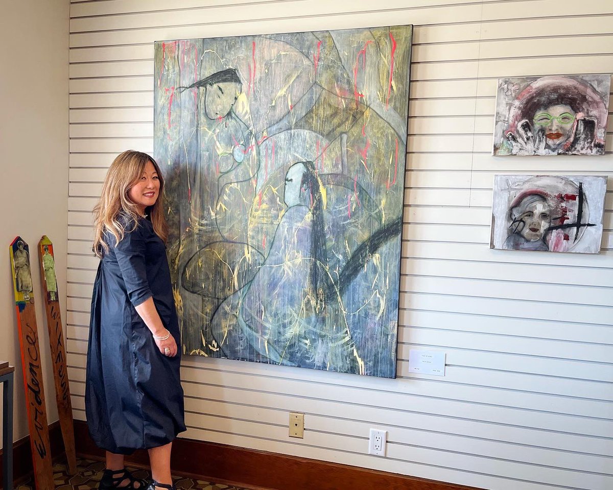 Dona Nabata and her thought-provoking artwork is featured in this month’s Pop-Up art show presented by <a href="/StevestonHS/">Historic Steveston</a>
#Steveston #RichmondBC