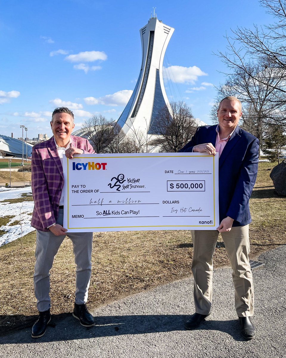 KidSport Canada is thrilled to announce a new multi-year partnership with Icy Hot! Over the next three years Icy Hot will donate $500,000 in an effort to help more children across the country gain access to organized sport.