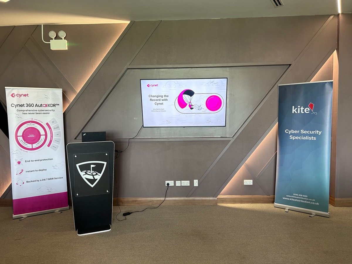 kitelink's tweet photo. The @Cynet360 & Kite team has crossed the border and entered Scotland, for another stop on the #CynetRoadshow. Today we are at Topgolf Glasgow for an afternoon of great conversations with regional partners, food, drink, and of course golf.
#TeamKite #XDR #MDR #Cynet #MSP #MSSP https://t.co/gbbv76ZsHR