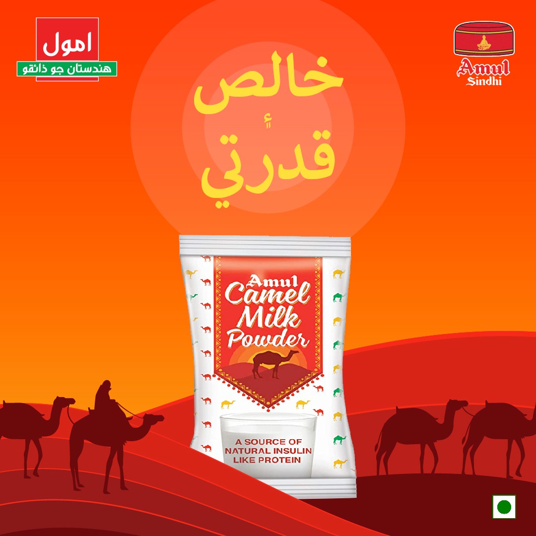 صحت مند معدنيات ۽ وٽامنس سان ڀريل 

Packed with healthy minerals and vitamins 

#camelmilk #camelmilkpowder #healthylifestyle #amulmilk #amulsindhi #amulindia #amulinsindhi #amul #sindhi #sindhifood #sindhiculture #sindhiswag #amulsindhiswag #amulgirl