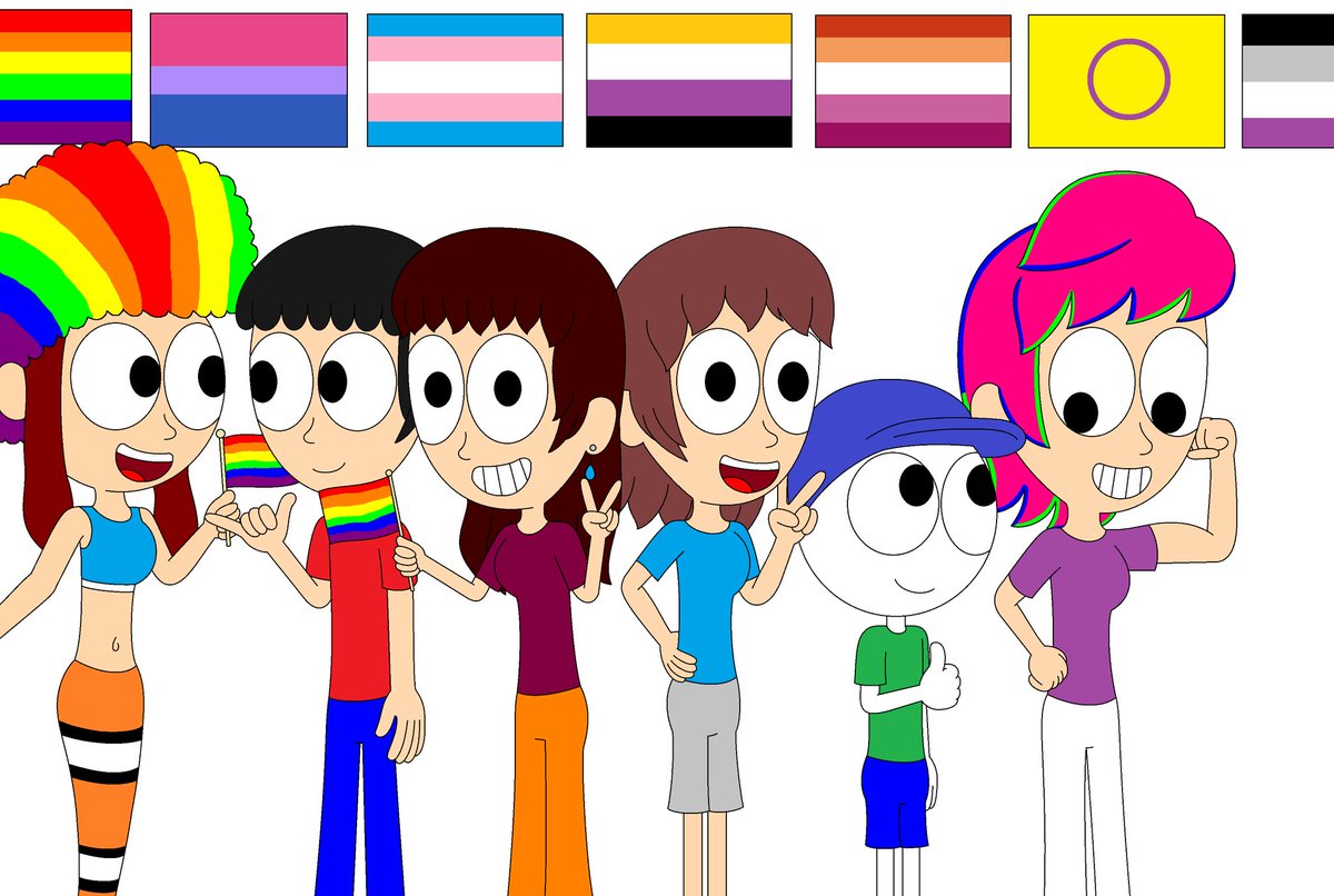 Power in Pride
(Day 14: Free Day 2)
#pridemonth 
🏳️‍🌈🌈❤🧡💛💚💙💜
#PollyStripes #CharlesMcHandelan #ZetaJoslynn #BeckyMavis #RandyDrastich #RainbowPunk #pride #lgbt #lgbtq #lgbtqia #nonbinary #freeday #Mermaid #tomboy #transgender #human #cartoonart #toonjune #toonjune2023