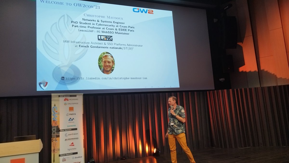 Christophe Maudoux talks about Service Token in LemonLDAP::NG at #ow2con