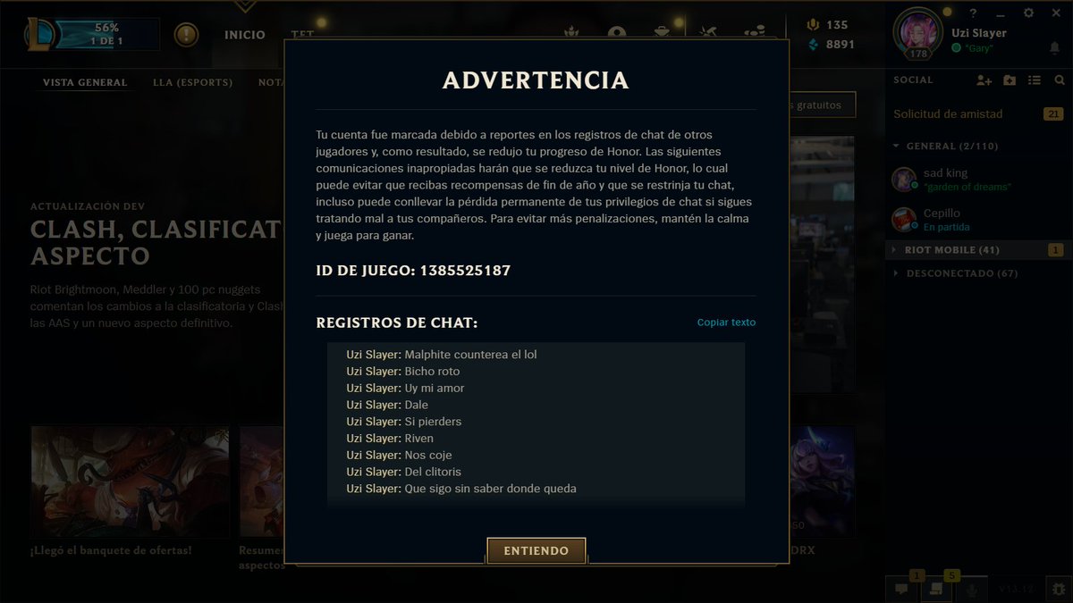 Ahora es reportable ser virgen??