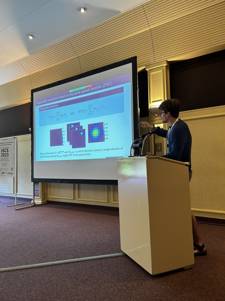 ISCompSensing's tweet image. @SimonVary is giving an invited talk on exoplanet imaging at #ISCS23