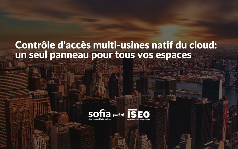 Découvrez le contrôle d'accès multi-sites pour une gestion sécurisée et efficace de vos sites. Sofia part of ISEO vous présente une solution innovante pour surveiller et gérer les accès de manière centralisée: buff.ly/43Y2uDm 

#Sécurité #ContrôleAccès #technologie