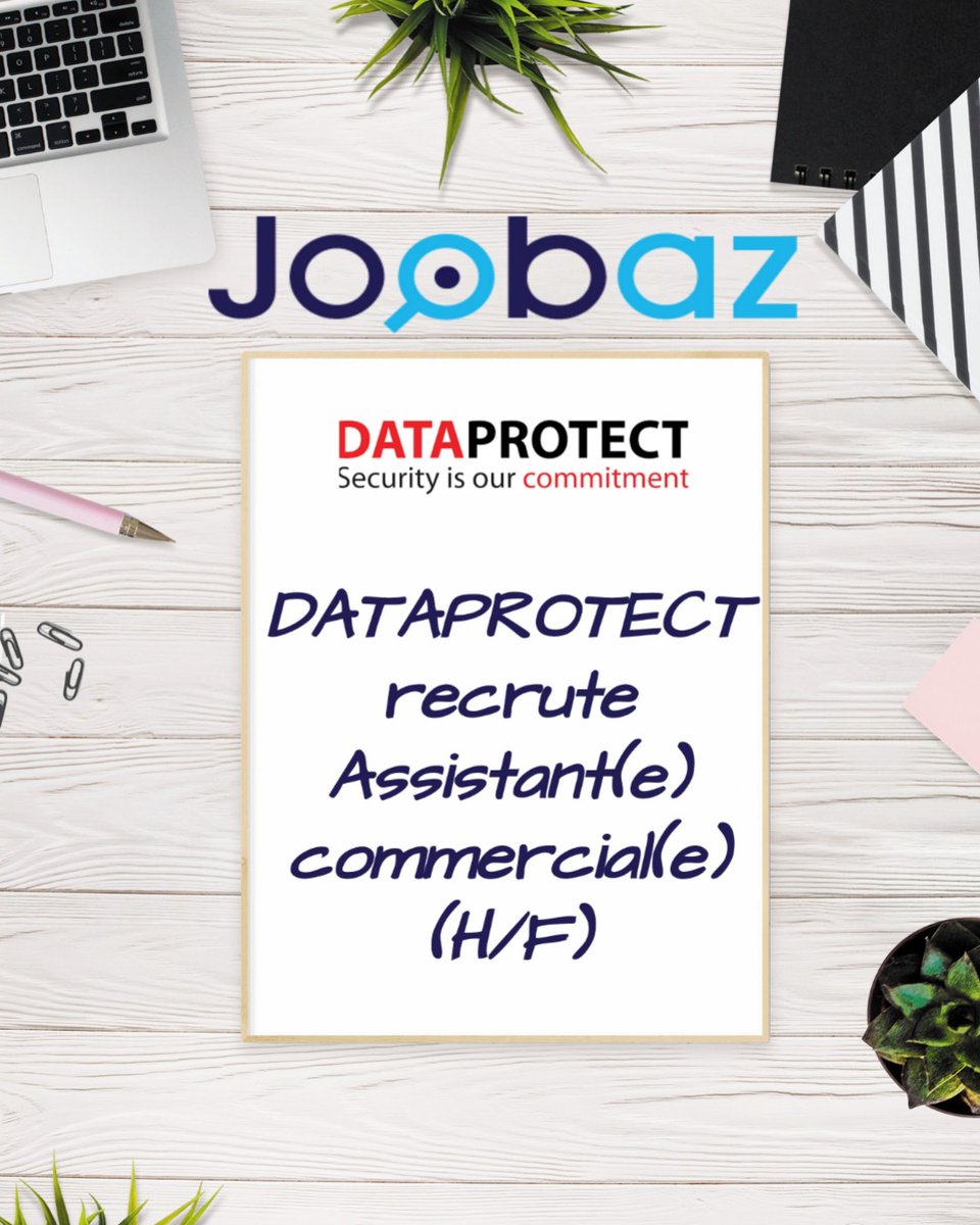 DATAPROTECT recrute Assistant(e) commercial(e) (H/F)

joobaz.com/job/dataprotec…

#recrutement #recruitement #recrutementmaroc #emplois #offresdemploi #emploimaroc #hiring #hiringnow #job #joobaz #joobazmaroc #Assistant_commercial