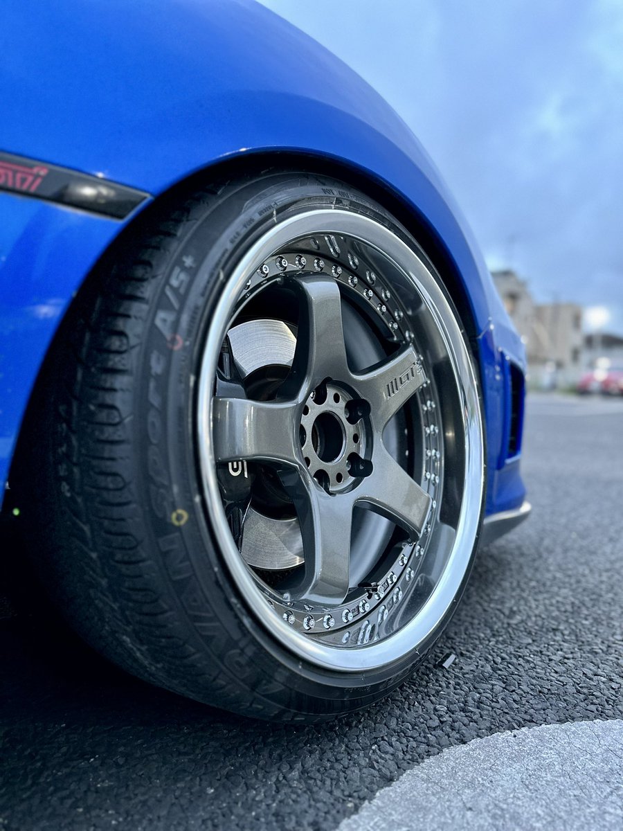 com_ej20's tweet photo. 【仕様変更しました】

・JDM Concept  ×  WORK GT5 3P
　18inch 10J+12 通し

やっと形になりました
車高ほどほどで超快適に乗れます

色々な人にお世話になりました🙌何から何まで教えてくれて、やってくれて感謝です👹

custom @OnItYuN86 https://t.co/ZQJui1JPRq