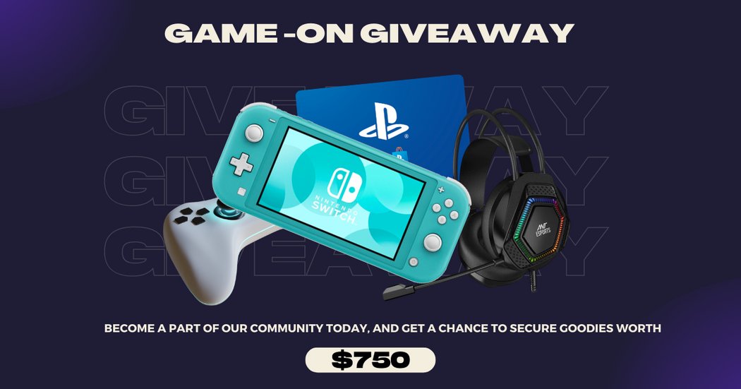 ⚡️ Sparkian's GAME-ON Giveaway ⚡️

🏆 Prize Pool: 750$ 🏆

☑️ Follow <a href="/SparkianHQ/">Sparkian</a> X <a href="/ByteBriefHQ/">ByteBrief | The AI & Deep Tech Newsletter</a> 
☑️ Like, RT &amp; Tag 3 Friends
☑️ Complete #Gleam 
gleam.io/EG97n/sparkian…

Ending 30th June.    
#Giveaway #Gaming #NintendoSwitch #PS5