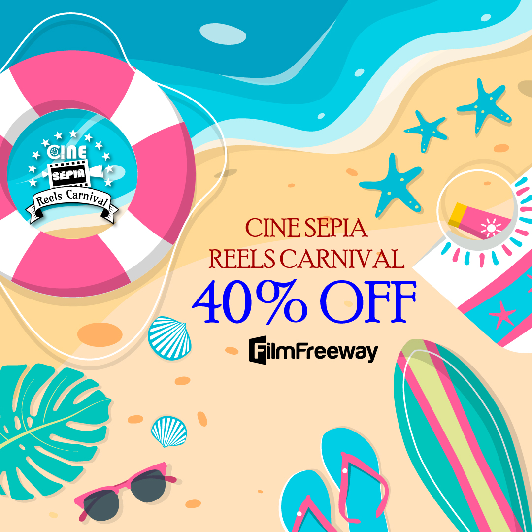 Cine Sepia Reels Carnival is here to welcome all of you to participate in our celebration of cinema and creation. Share the stage with us by sharing your work at our festival.  40% Discount Code-3CSRC40 Submission Link- filmfreeway.com/CineSepiaReels…