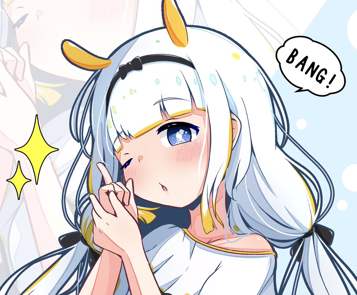 「ウミウシの配信者さん、海兎なき さん!  #海兎のにがおえ  配信にお邪魔したの」|たぶしる@Skeb募集中のイラスト