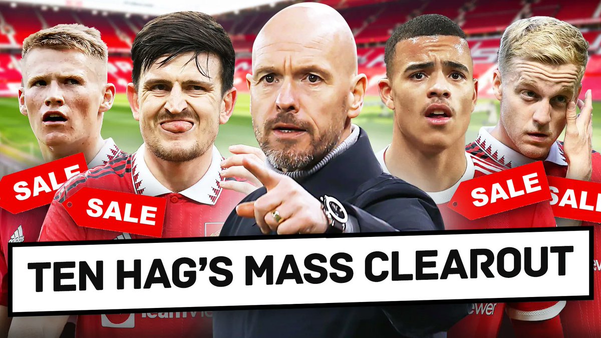 🚨 TEN HAG'S MASS CLEAR OUT 🚨 

How United WILL Raise £175m This Transfer Window 👀 

👉 youtu.be/rRdbbdErqYU 

#MUFC