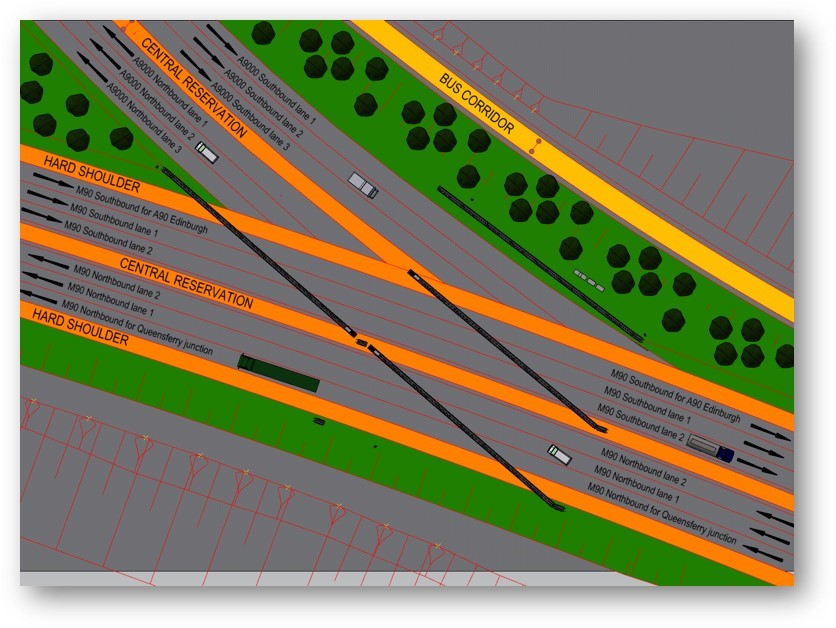 SETrunkRoads's tweet image. An automated barrier system is to be installed on the #M90 on both sides of the Queensferry Crossing, to allow traffic to be diverted via FRB more quickly if required.

Construction begins 19 June, with hard shoulder and lane closures until 15 Sept.

More:
bearscot.com/automated-barr…