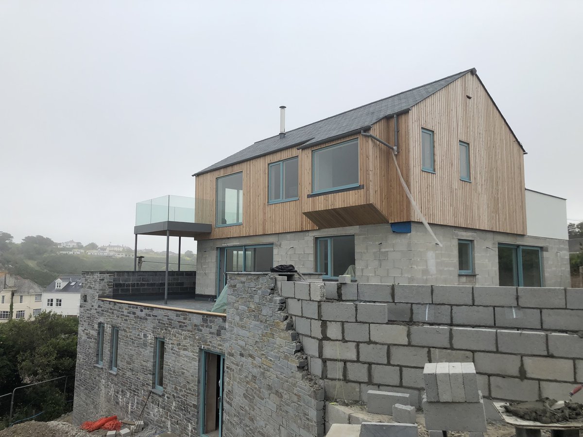 Site visit at our project in Porthcothan.

#architecture #newbuild #design #construction #constructionuk #cornwall #porthcothan #architecturedesign #architecturedaily #thinkingarchitecture #archilife #granddesigns #project #newbuildjourney #larchcladding #stonework