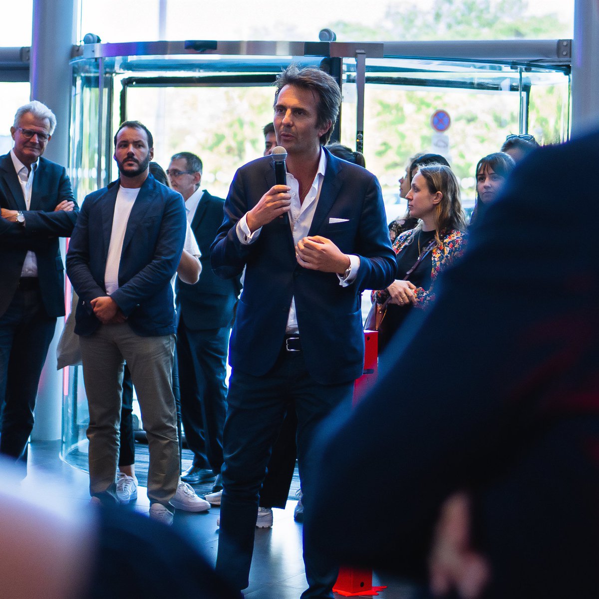 Havas's tweet photo. Last night at our #Havas headquarters, we celebrated our new brand, the latest chapter in creativity and innovation! Thank you @YannickBollore, Jacques Séguéla and @CharlotteRbd for sharing a few words on this significant milestone in our journey
#Reveal #OneHavas @ConranDesign https://t.co/7IEvgWBVQA