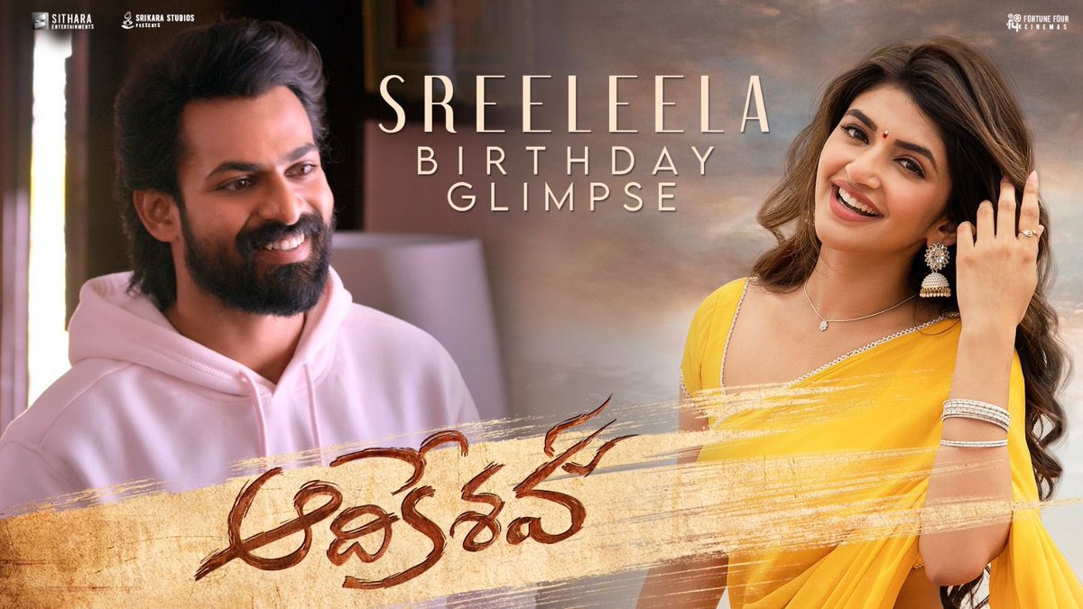 Birthday Special Glimpse of @sreeleela14 from Team #Aadikeshava 

- youtu.be/onAfJzG2Nzk 

#HBDSreeLeela