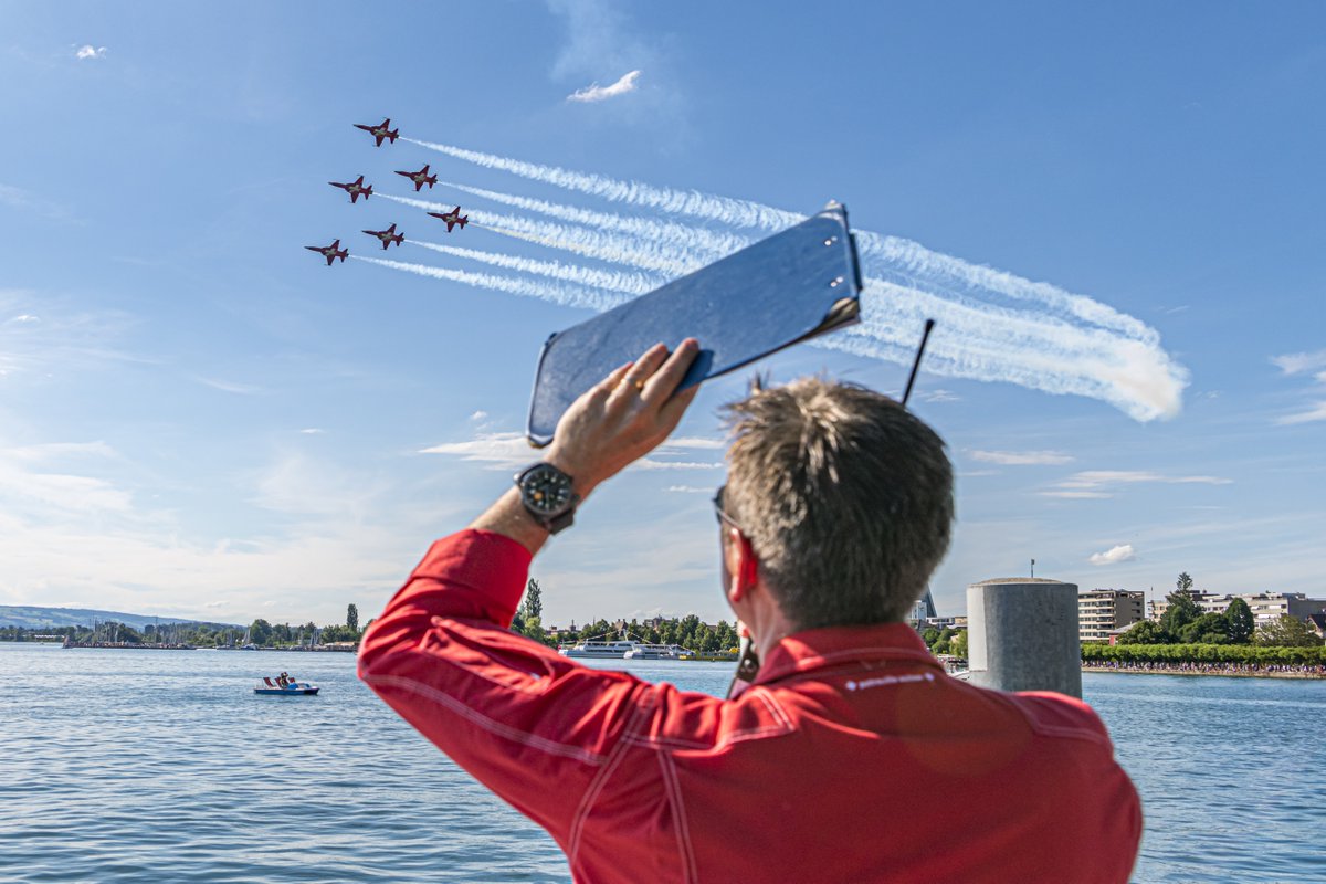 This Friday, 16 June 2023, the Patrouille Suisse will fly for the 31st Federal Yodeling Festival in Zug: 1:00 p.m. - 1.30 p.m. | @vbs_ddps

#patrouillesuisse #swissness #tigerf5 #swissairforce #airshow #schweizerarmee #ejfz2023 #jodlerfest #zug #festspiel #jodeln 

© K. Gubler