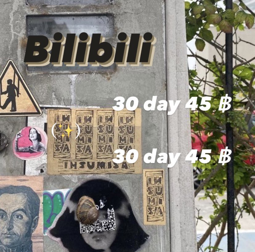 Bilibili VIP ❕

30 day — จอละ 45 ฿

 สั่งซื้อ/สอบถาม dm หรือ ไลน์แอด มาเลยได้ค้าบ 🛖
#หารbilibili #bilibiliหาร #bilibilivip  
#bilibiliหารราคาถูก #bilibiliราคาถูก 
#bilibili #หารbilibiliราคาถูก #หารbilibilivip