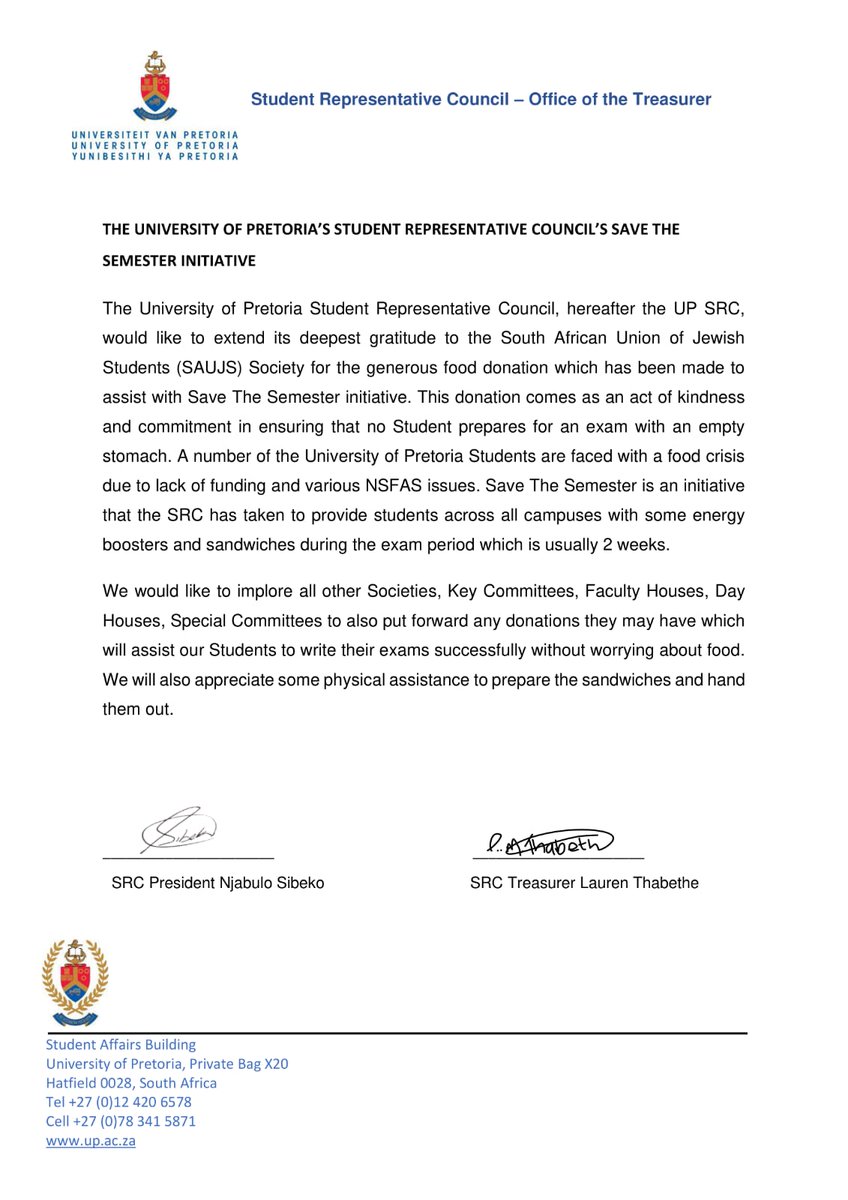 UP_SRC's tweet photo. We would like to express our deepest gratitude to SAUJS for the generous donation that they made towards #OperationSaveTheSemester.
#UPSRC2023 https://t.co/JV7MritkyN