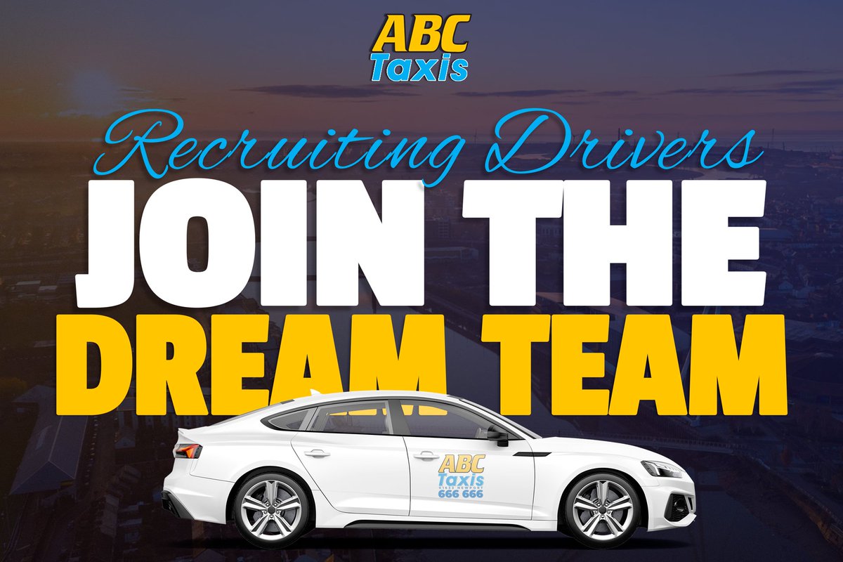 Come join the dream team!
-
Apply Below -
abctaxisnewport.co.uk/jobs/
-
-
#ABCTaxis #Newporttaxis #taxisnearme #taxiapp #localtaxi #privatehire #executive #localcars #Driverrecruitment #Drivers #driverrecruiting
