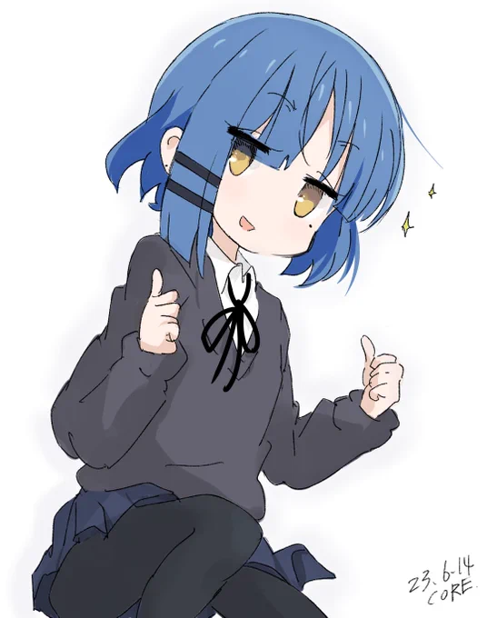 イケベのポーズ  #ぼっち・ざ・ろっく!  #落書き 