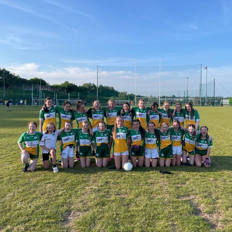 Our u14 ladies will play Glenariffe in the football championship final this Thursday. The game will be played at Dunsilly (Antrim) at 6.30pm. We encourage you all to come along and cheer the girls on.