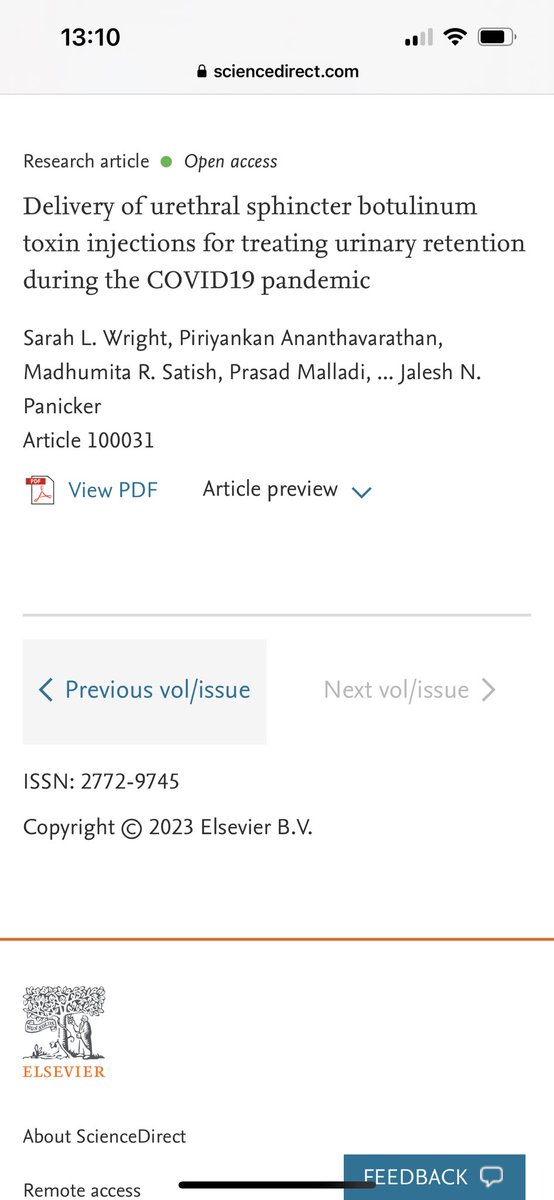 Continence Reports Journal tweet media